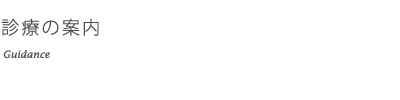 診療の案内
